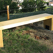 banc en bois beauregard